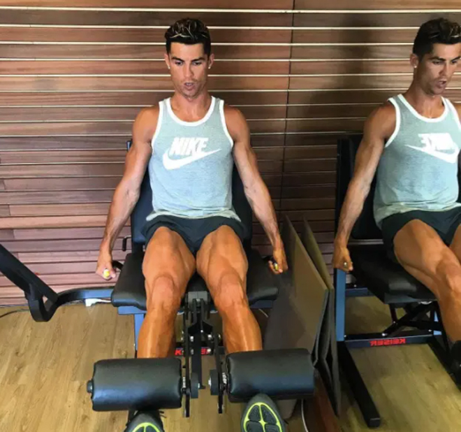 Ronaldo có những bài tập phù hợp cho đôi chân&nbsp;