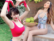 Đời sống Showbiz - Người đẹp &quot;Gái nhảy&quot; mặc sexy hái bưởi vẫn không bằng hot girl này