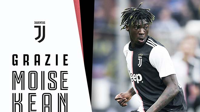 Juventus đón Moise Kean trở lại