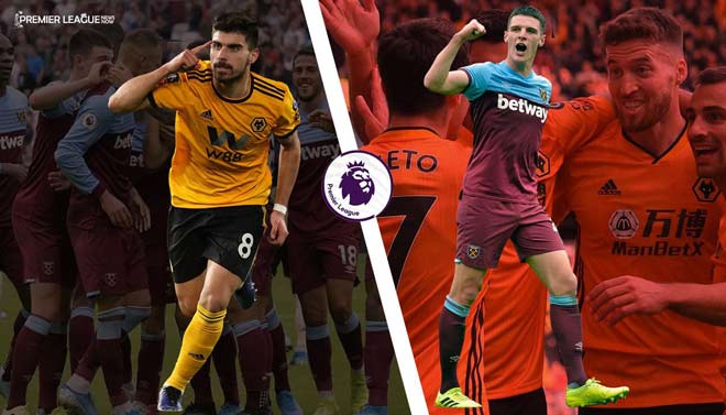 Ruben Neves (trái) hoặc Declan Rice liệu có cập bến MU vào phút chót?