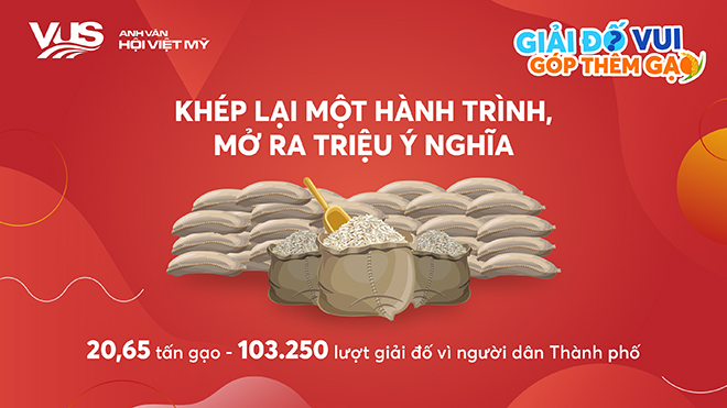 20,65 tấn gạo được đóng góp từ hoạt động vì cộng đồng của VUS - 1