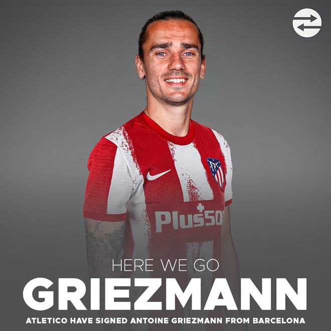 Griezmann rời Barca để tái hợp Atletico Madrid sau 2 năm&nbsp;