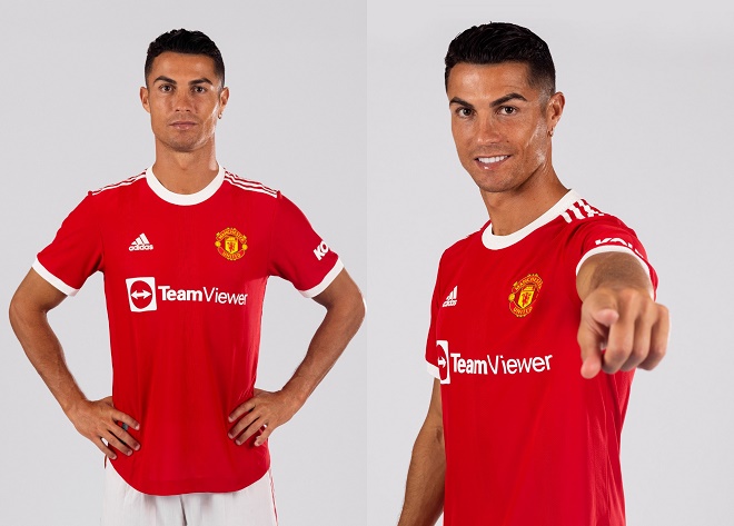Hình ảnh đầu tiên của Ronaldo trong màu áo MU