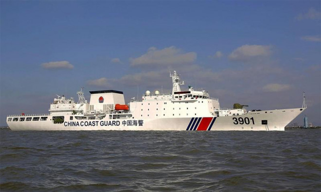 Tàu hải cảnh Trung Quốc. Ảnh: ASIAN MILITARY REVIEW Hiểu sao về quy định mới của Trung Quốc?