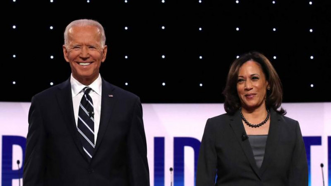Tổng thống Mỹ Joe Biden (trái) và Phó Tổng thống Kamala Harris (phải). Ảnh: REUTERS