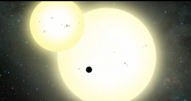 Ảnh đồ họa mô tả những "mặt trời" khác trong vũ trụ, những "quái vật" nuốt hành tinh - Ảnh: NASA
