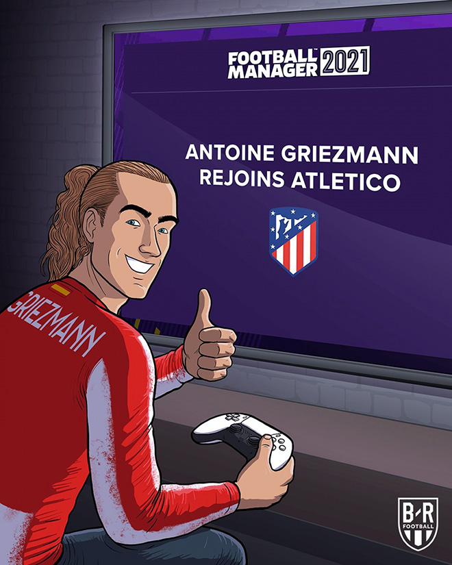 Griezmann quay trở lại Atletico Madrid làm lại cuộc đời.