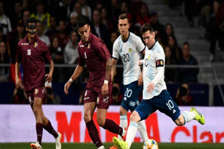 Trực tiếp bóng đá Venezuela - Argentina: Bàn thắng danh dự (Vòng loại World Cup 2022) (Hết giờ)