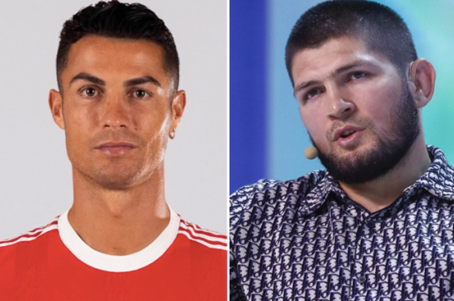 Khabib (bên phải) không lạ gì chuyện Ronaldo quay lại MU