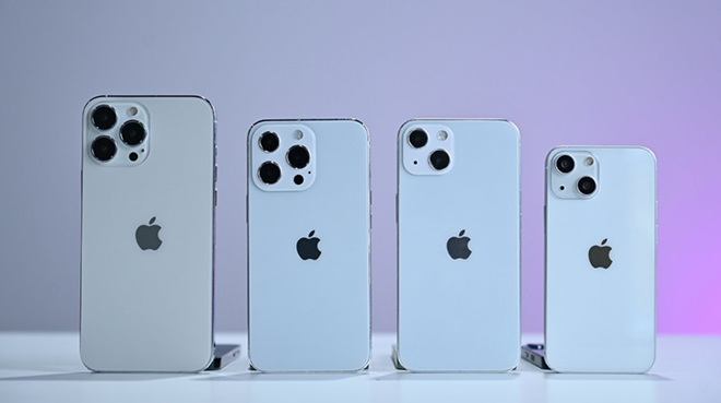 Concept bộ tứ iPhone 13.