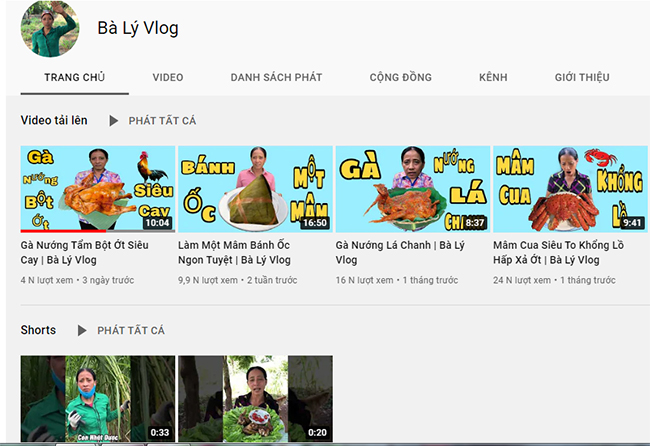 Đạo nhái của bà Tân, kênh Youtube Bà Lý Vlog vẫn có thể kiếm trăm triệu mỗi năm? - 1