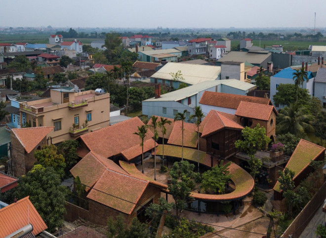 Độc đáo khu ngôi nhà như một làng cổ thu nhỏ ở ngoại thành Hà Nội - 1
