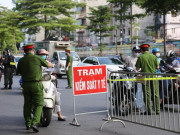 Tin tức trong ngày - Ảnh: Ngày đầu hoạt động của 39 chốt kiểm soát quanh “vùng đỏ” ở Hà Nội