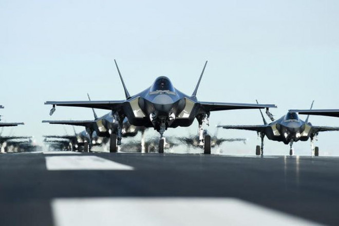 Tiêm kích tàng hình F-35A của Mỹ tại căn cứ không quân Hill (bang Utah, Mỹ) hồi tháng 1-2020. Ảnh: R. Nial Bradshaw/ U.S. Air Force photo/R. Nial Bradshaw)