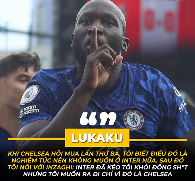 Lukaku bất ngờ "trở mặt" với MU khiến fan phẫn nộ.