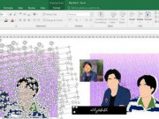 Công nghệ thông tin - Chỉ dùng bảng tính Excel mà tạo được đủ kiểu tranh đẹp, cô gái khiến cư dân mạng “ngả mũ”