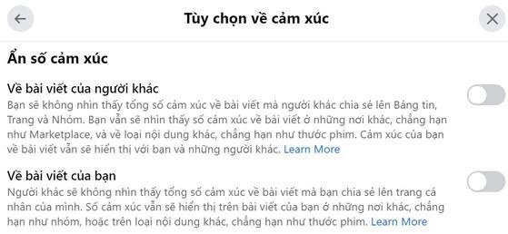 Facebook hỗ trợ ẩn lượt like trên bài viết của bạn và của người khác. Ảnh: MINH HOÀNG