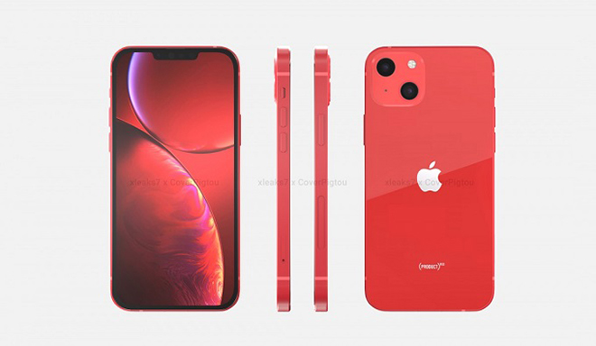 Ảnh concept iPhone 13.