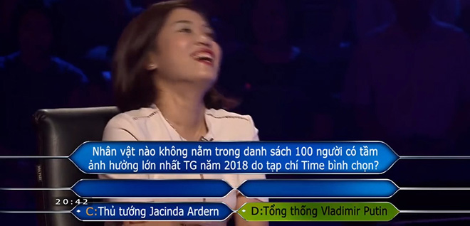 Cô gái bất ngờ "quay xe" chọn phương án khác với ý kiến của 100% khán giả và nhận kết quả chính xác