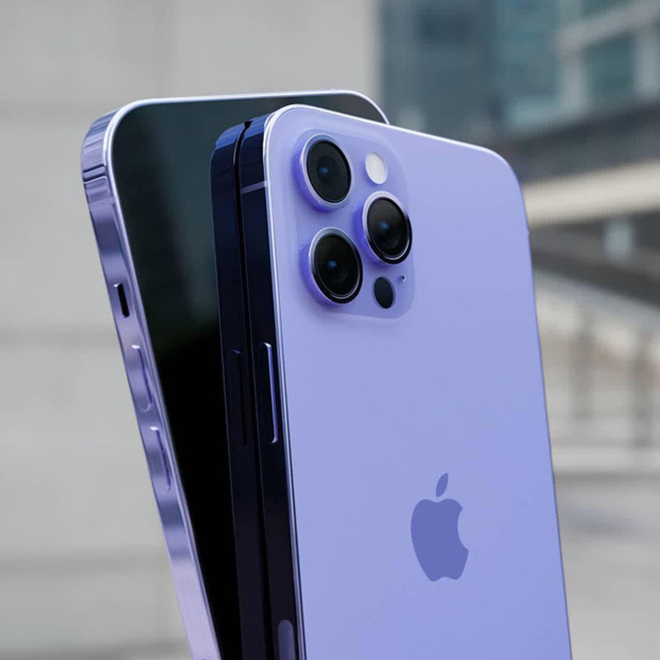 Ảnh concept iPhone 13 Pro Tím.