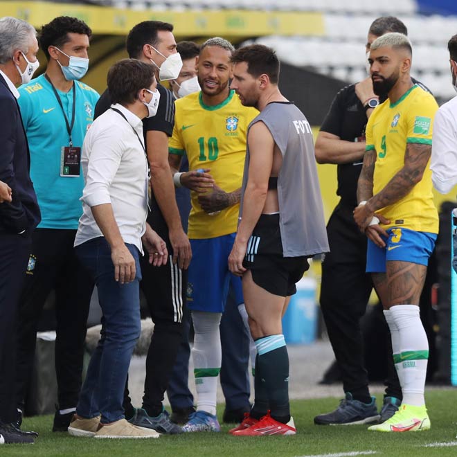 Messi và ĐT Argentina không chấp nhận tiếp tục trận đấu dang dở với đội chủ nhà Brazil hôm 6/9