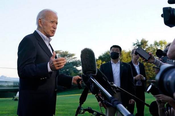 Tổng thống Biden phát biểu tại Nhà Trắng ngày 7-9. Ảnh: AP