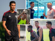 Bóng đá - Ronaldo rạng rỡ tập buổi đầu cùng MU, đi bóng cực chất khiến đồng đội &quot;lóa mắt&quot;