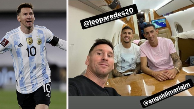 Messi trở về hội quân cùng PSG chỉ hơn 1 tiếng sau khi thi đấu cho Argentina ở vòng loại World Cup