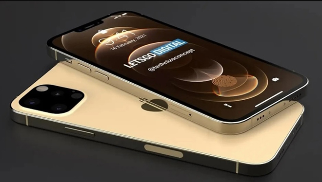 Ảnh concept iPhone 13 Pro.