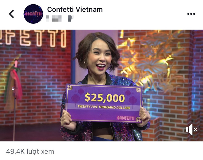 Sam từng dẫn dắt thành công gameshow "Confetti" của Facebook