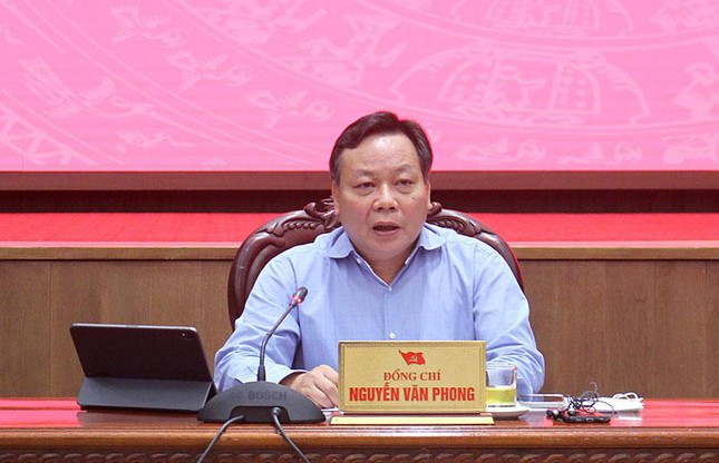 Phó Bí thư Thành uỷ Hà Nội Nguyễn Văn Phong. Ảnh: PV