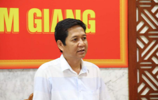 Ông A Viết Sơn, Chủ tịch UBND huyện Nam Giang.&nbsp;Ảnh: TN