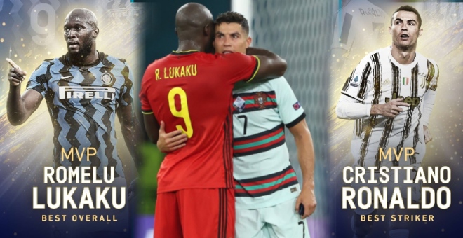 Ronaldo và Lukaku so kè từ Serie A 2020/21, EURO 2020 tới Ngoại hạng Anh và&nbsp;Champions League 2021/22