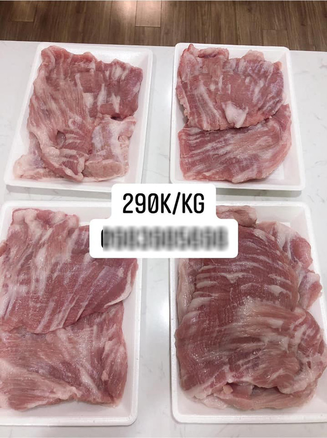 Thịt nạc nọng có giá đắt hơn nhiều so với thịt ba chỉ hay thịt thăn