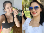 Thể thao - Người đẹp bóng chuyền Kim Huệ trổ tài mùa dịch, hot girl Thu Hoài &quot;gây bão&quot;