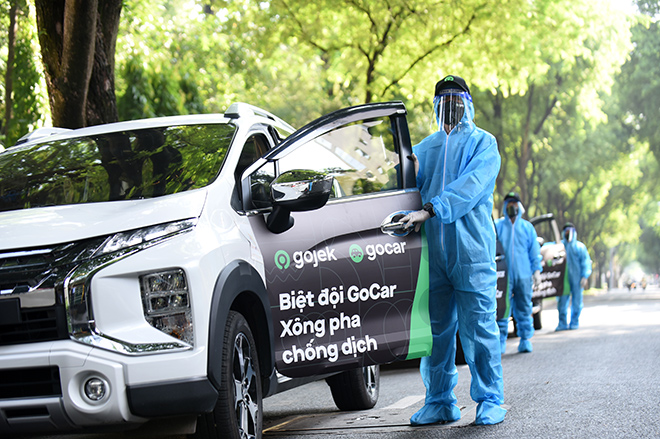 Đội hình ra mắt ban đầu của GoCar bao gồm 50 xe, hoạt động dưới sự điều phối và hỗ trợ của Sở Giao thông Vận tải và Sở Y tế TP.HCM.