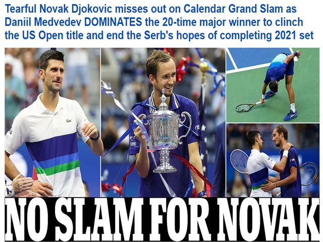 Thể thao - Medvedev vô địch US Open: Báo quốc tế ca ngợi kỳ tích, chia buồn với Djokovic