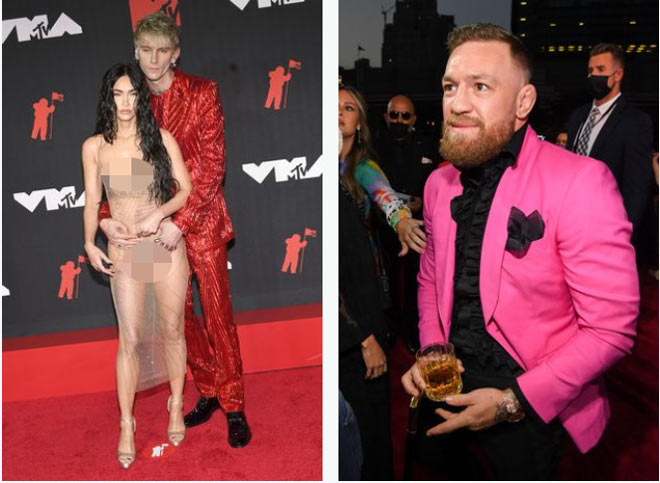 "Gã điên" sàn UFC McGregor bực tức vì bị Kelly, bạn trai của cô đào nóng bỏng Megan Fox làm đổ rượu của mình và từ chối chụp ảnh cùng anh