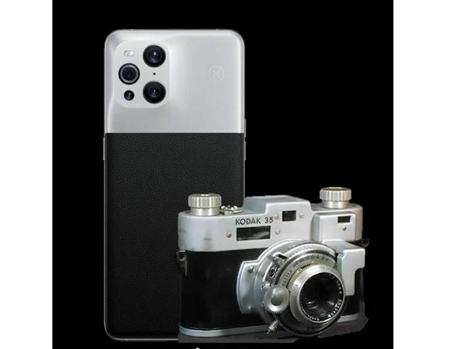 Hình ảnh đồn đoán về&nbsp;Oppo Find X3 Pro Kodak.