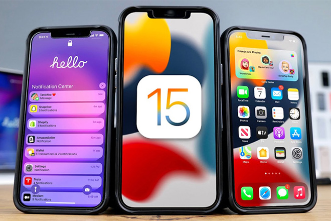 iOS 15 tương thích với iPhone kể từ iPhone 6s&nbsp;trở về sau.
