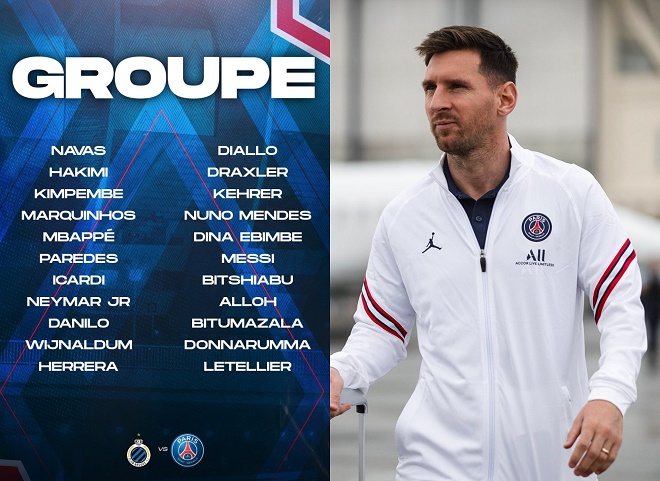 Messi được PSG đăng ký thi đấu trận ra quân Cúp C1