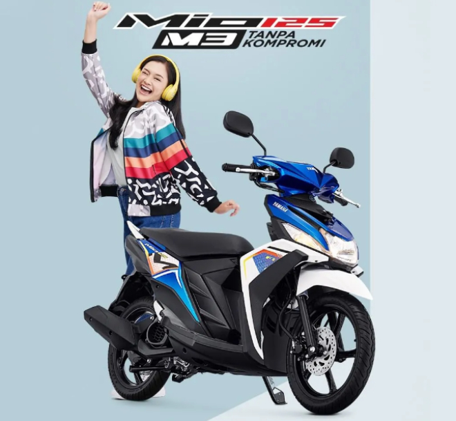 Xe ga 2022 Yamaha Mio 3 mới ra mắt, giá rẻ 26,6 triệu đồng - 1