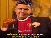 Tranh vui - Ảnh chế: Ronaldo bất lực khi MU thua trận mở màn cúp C1