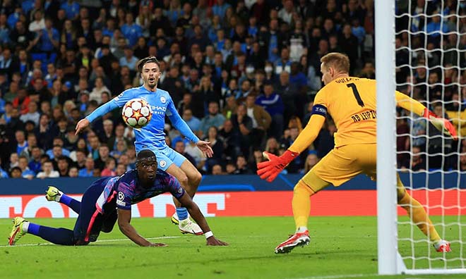 Leipzig - đội đã loại MU ở Champions League mùa trước, bị Man City đánh bại 6-3