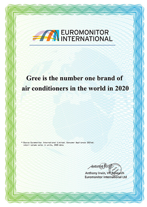 Gree 6 năm liền đạt chứng nhận &#34;Thương hiệu điều hòa số 1 thế giới&#34; - 1