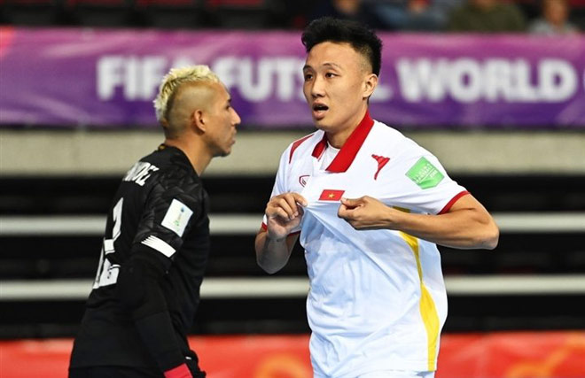 Nguyễn Minh Trí sớm mở tỷ số cho ĐT Futsal Việt Nam vào lưới ĐT Panama