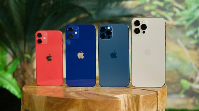 Bộ tứ iPhone 12.