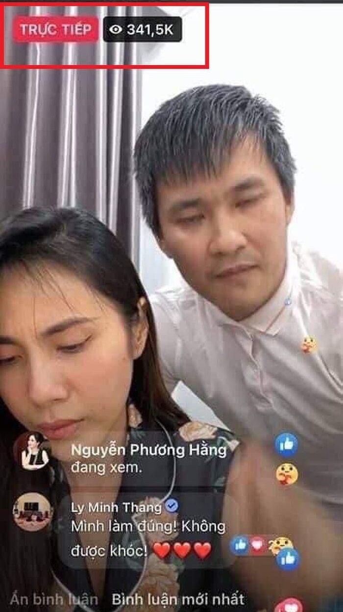 Lần livestream trước Thủy Tiên cũng thu hút sự quan tâm của nhiều người