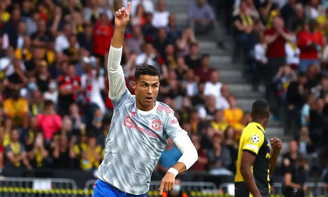 Ronaldo đã ghi 3 bàn thắng trong 2 trận liên tiếp cho MU kể từ khi tái hợp "Quỷ đỏ"