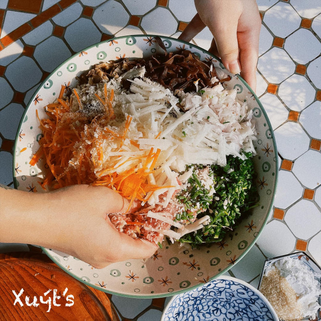 Thêm chút bột năng này, chả giò chiên giòn, vàng đều, thơm ngon, bắt mắt - 4